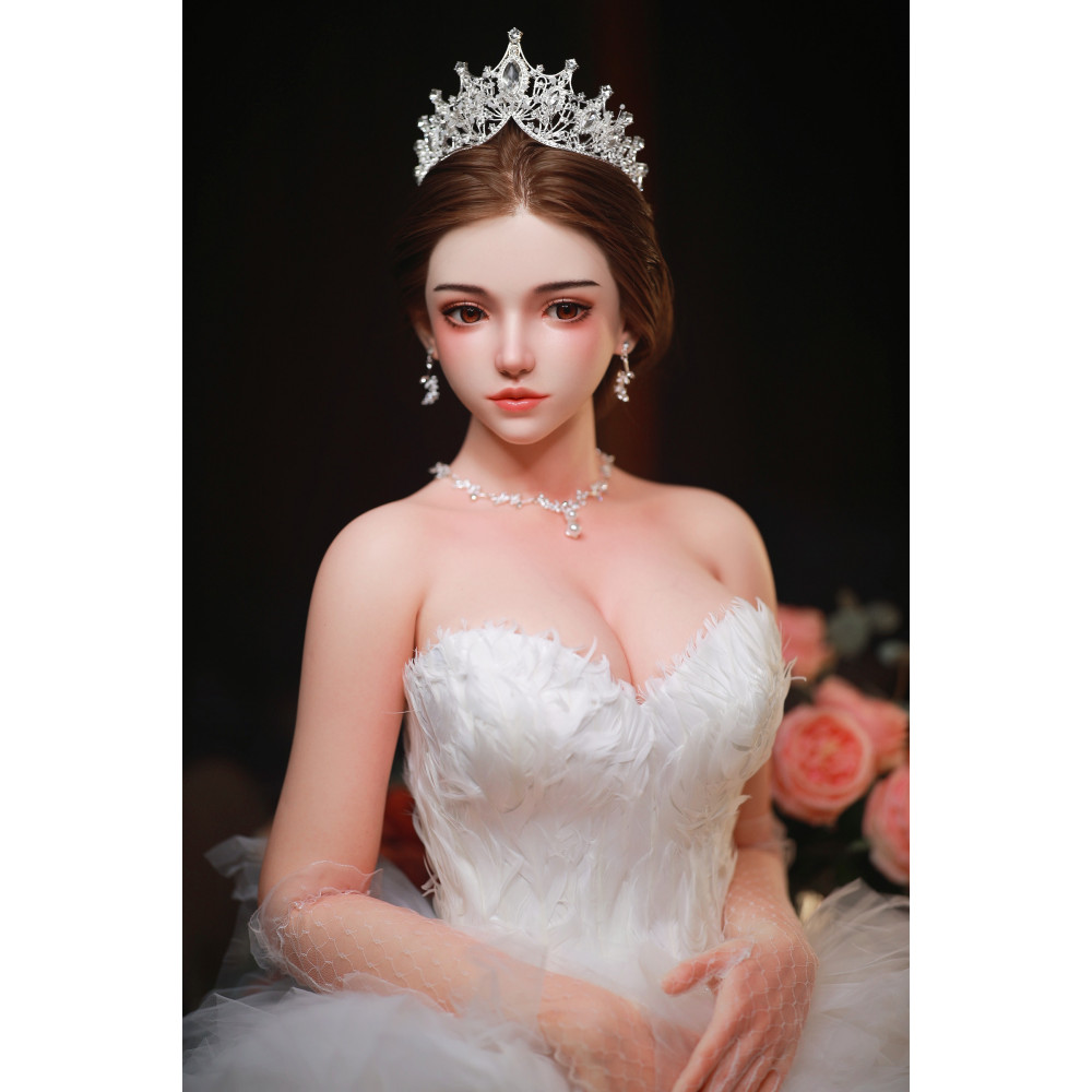 FUDOLL 163cm D J033 Rose (with movable jaw) Full Silicone Sex Doll 